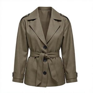 Fashion <b>Women's</b> Autumn Short Warm Solid Hooded Casual Outdoor Hiking <b>Jacket</b> - Product Image 4