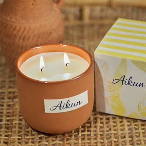 Velas de Soja Naturales AIKUN, Sin Humo, Aromaterapia para Días Festivos, Diwali, Bares, Yoga, Relajación, Decoración del Hogar - Product Image 1