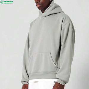 Sudadera con capucha unisex personalizada para hombre, con estampado frontal, bordado de toalla, seda, extragrande, lisa, en blanco, sudaderas con capucha y sudaderas. - Product Image 2