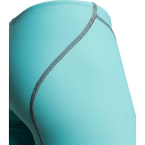 Shorts de compression pour homme, couleur unie, taille mi-haute, taille élastique, séchage rapide, sportifs, en Spandex et Nylon, pour entraînement, yoga et fitness - Product Image 4