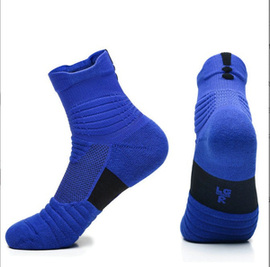 Calcetines de Baloncesto de Poliéster para Hombre al por Mayor, Calcetines Deportivos Térmicos Transpirables con Diseño de Letras Vintage, Paquete a Granel - Product Image 5