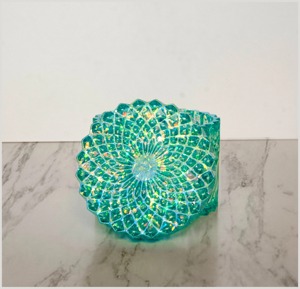 Caja de Resina Floral de Lujo Hecha a Mano, Organizador de Joyas, Pequeña Caja de Resina Personalizada para Decoración Elegante - Product Image 2