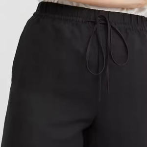Pantalon de jogging pour femmes, taille élastique, confortable, décontracté, en coton et lin, pour l'été, pantalon de fitness, pantalon slim - Product Image 3