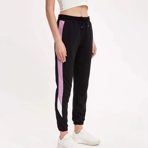 <b>Women</b> Color Blocking Tracksuit Set Half-Zip Pullover Pants Full Sleeve Breathable Sporty Autumn Wear - Product Image 2