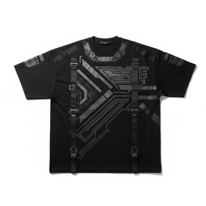 เสื้อยืดโอเวอร์ไซส์ผู้ชาย โพลีเอสเตอร์เนื้อหนา พรีเมียม ขายส่ง สตรีทแวร์ ทรงไหล่ตก รับสั่งทำ - Product Image 1