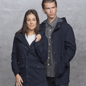 Vestes zippées en sergé 100 % coton de qualité supérieure OMMIZ pour hommes, personnalisables, pour l'hiver – Vente en gros directe usine - Product Image 1