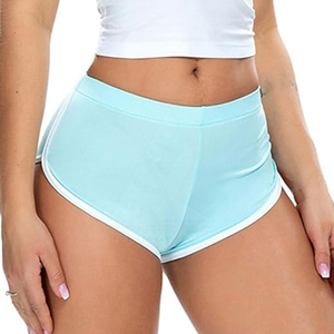 Shorts en velours extensible vintage pour femmes, personnalisables en gros, avec logo OEM, respirants, séchage rapide, haute qualité - Product Image 1