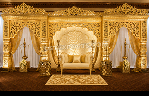 Best Wedding Event 3D Back Stage Vancouver Top Wedding 3D Back <b>Frame</b> Stage New Elegant Wedding Fiber Stage Decor Canada - Product Image 6