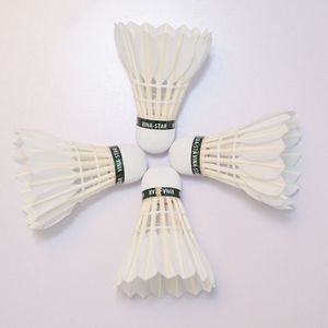 OEM Factory Direct Vina-Star Goose Feather <b>Badminton</b> Shuttlecock PU Cork Head High Durability - Product Image 2