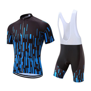Uniforme de cyclisme léger imprimé en polyester et élasthanne respirant de haute qualité et durable, unisexe - Product Image 1