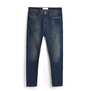Jeans droits en denim délavé avec logo personnalisé de haute qualité, style streetwear pour hommes - Prix de gros, dernier design, saisons automne-hiver - Product Image 6