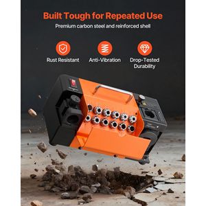 Affilatore per Punte da Trapano MR-13B+ con Angolo Regolabile 95-135°, Affilatrice per Punte da 3-15mm - Product Image 5