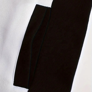 Ensemble de survêtement à capuche pour homme, color block, manches longues, fermeture éclair, respirant, polyester et coton, coupe décontractée, automne - Product Image 6