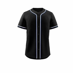 T-shirts de baseball en gros, impression par sublimation, design personnalisé, maillot de baseball - Product Image 5