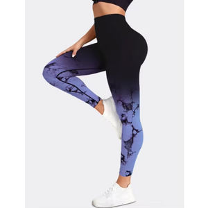 Pantalons de yoga compressifs personnalisés 2026, extensibles et doux, leggings pour femmes, haute qualité - Product Image 3