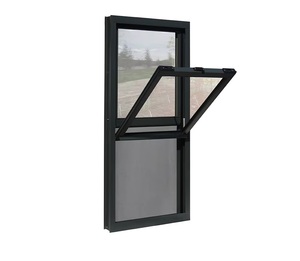 หน้าต่างบานเลื่อนเดี่ยวขนาด 23x46 นิ้ว สไตล์อเมริกัน ผลิตจาก PVC และอลูมิเนียม ตามสั่ง สำหรับผู้ผลิตขนาดใหญ่ - Product Image 2