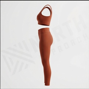 Ensembles de vêtements de yoga personnalisés pour femmes, tenues de sport, de fitness, d'athlétisme, vêtements sans couture, vêtements de sport pour femmes, vêtements de sport actifs, survêtement - Product Image 3