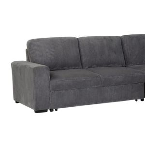 Divano Componibile Melody Grey per Soggiorno, Comodo e Funzionale - Product Image 2
