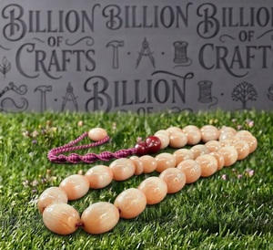 Resin Islamic Prayer Beads 33 Beads Tasbih Misbaha Muslim Rosary Dhikr Beads <b>Religious</b> Souvenir Gift - Product Image 3