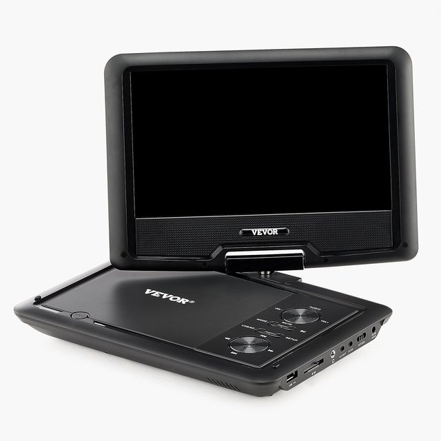10.1 Inch Hd Swivel Display Portable Cd Dvd Vcd Player With Built In Battery For Car Use