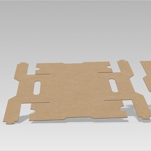 กล่องเค้กทรงสี่เหลี่ยมทำจากกระดาษลูกฟูกเกรดอาหาร รีไซเคิลได้ เป็นมิตรกับสิ่งแวดล้อม พิมพ์ลายตามสั่งของ Quyet Thang ผลิตจากวัสดุรีไซเคิล - Product Image 5