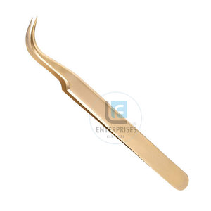 Pinces à cils antidérapantes en acier inoxydable, réutilisables et durables, de haute qualité, fabriquées au Pakistan - Product Image 2