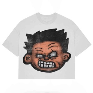T-shirt surdimensionné personnalisé pour homme, col en V, respirant, en maille, style maillot de football, avec lettres, coupe ample - Product Image 3