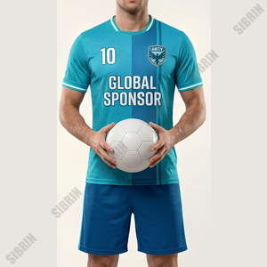 ชุดฟุตบอลแบบซับลิเมชั่นสั่งทำพิเศษ SIBRIN |   เสื้อทีม กางเกงขาสั้น โลโก้ ชื่อ เบอร์ |   ชุดฟุตบอลโพลีเอสเตอร์ 100% แบบซับลิเมชั่น - Product Image 5