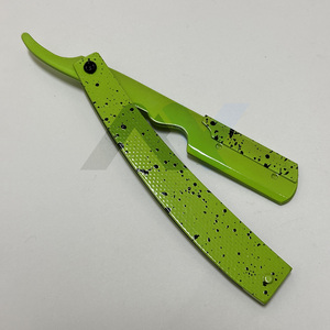 Rasoir de Barbier Pliant Haut de Gamme à Lame Courbe en Acier Inoxydable pour Rasage Lisse et Épilation – Couteau à Barbe - Product Image 4