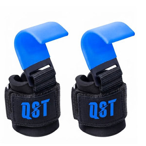 Sangles de poignet personnalisées avec logo pour la musculation, accessoires de fitness pour hommes et femmes, crochets de levage rembourrés en néoprène OEM - Product Image 5