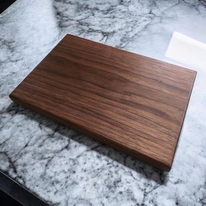 Planche à découper rectangulaire en bois d'ébène noir, grande taille, antidérapante, pour poisson et viande – Vente chaude - Product Image 4