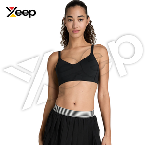 XEEP สปอร์ตบราโยคะคุณภาพสูงสำหรับผู้หญิง รุ่น XC-SB-09 สายรัดปรับได้ ระบายอากาศดี แผ่นรองถอดออกได้ รองรับได้ดี แห้งเร็ว - Product Image 4