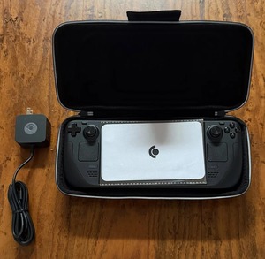 Handheld OLED Gaming <b>Console</b> 1TB <b>Black</b> with Protective Case and Charger Excellent Condition - Product Image 3