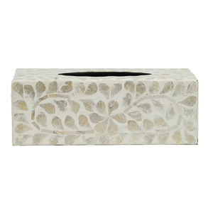Best Selling Floral Design Handmade Bone Inlay <b>Tissue</b> <b>Paper</b> Box Wholesale Manufacturers and Exporters - Product Image 1