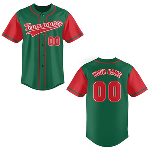 Ropa Deportiva, Jersey de Béisbol con Estampado Personalizado, Secado Rápido, Ajuste Deportivo, Ropa para Torneos, Servicio OEM, Ropa de Equipo, Jersey de Béisbol Unisex - Product Image 3