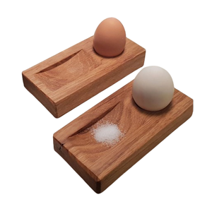 Rectangular Kitchen Countertop <b>Storage</b> Rustic Customizable Wooden <b>Egg</b> Tray Eco-Friendly Wooden <b>Egg</b> Holder for Home Use - Product Image 1
