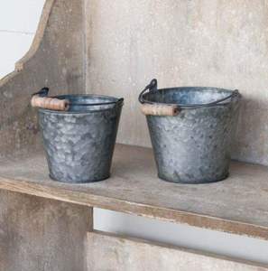 Mango de cubo de hierro galvanizado de gran tamaño de alta calidad para Año Nuevo, artículo decorativo de jardín de Halloween, exportación directa India - Product Image 6