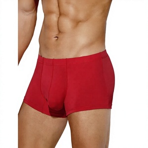 Men's <b>Boxer</b> Briefs Soft Breathable Cotton Spandex Stretch Underwear Comfort Fit Trunks <b>Custom</b> Logo OEM Wholesale - Product Image 2