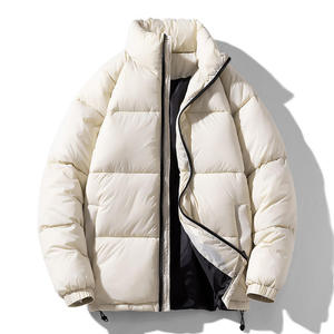 Custom logo Cold <b>Winter</b> Puffer Jacket for <b>Men</b> Women Outdoor Thick <b>Coat</b> <b>Parka</b> Jackets <b>Men's</b> Puffer Jackets - Product Image 4