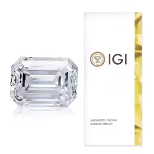 Diamante Cultivado en Laboratorio CVD con Corte Esmeralda, Color VVS1, Claridad Certificada por IGI, Piedra de Joyería Premium - Product Image 1