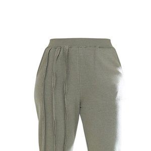 Private Label Custom <b>Womens</b> Heavyweight Fleece Wide Leg Track Pants Casual <b>Joggers</b> - Product Image 6