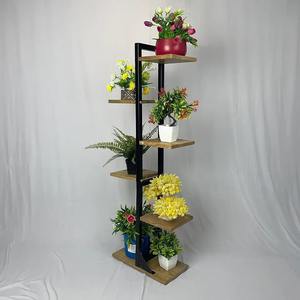 Pot de fleurs en métal de qualité supérieure, pour l'intérieur et l'extérieur, jardin, patio, balcon, maison, décoratif, résistant à la rouille, récipient pour plantes - Product Image 3