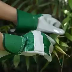 Heavy-Duty Cowhide Split Leather Driving Gloves Top Safety Industrial Driver Gloves with Goat Grain Hand Arm Protection Features - Product Image 6