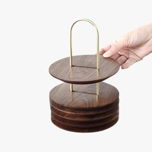 Sous-verres en bois au design moderne, faits à la main, pour tasses à thé, écologiques, réutilisables, tapis de table, qualité export. - Product Image 6