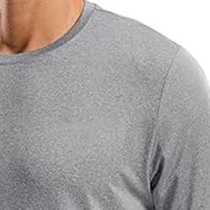 เสื้อยืดสีเทาทรงปกติแฟชั่นสำหรับผู้ชาย ผ้าถักเนื้อแน่น 100% คอตตอน ใส่สบาย เป็นมิตรกับสิ่งแวดล้อม แห้งเร็ว แขนสั้น เหมาะสำหรับฤดูร้อน - Product Image 2