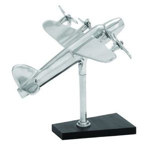 Aluminum Spitfire Sculpture Silver Finished Home Hotel <b>Decorated</b> Modern Aeroplan Design <b>Table</b> <b>Top</b> <b>Decorative</b> Handmade Sculpture - Product Image 5