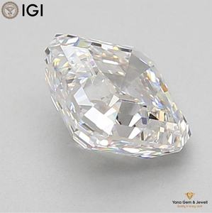 เพชรทรงแอสเชอร์ 4.00 กะรัต สวยหรู พร้อมใบรับรอง IGI เพชร CVD ผลิตในห้องปฏิบัติการ สี D ความสะอาดระดับ VS2 สร้างสรรค์เครื่องประดับในฝันของคุณ - Product Image 4