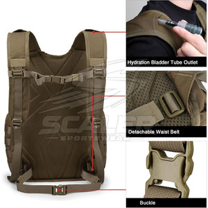 Sac à dos tactique de haute qualité, grande capacité, résistant, imperméable, plusieurs poches, réglable, 36-56L, design adapté aux voyages - Product Image 4