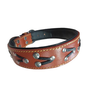 Collar de Cuero Genuino para Perro, Precio de Fábrica al por Mayor, Collar Ajustable Acolchado Suave de Lujo - Product Image 4