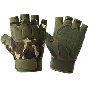 Guantes Tácticos de Camuflaje para Ciclismo, Escalada Deportiva, Paintball, Tiro, Caza, Equitación, Esquí, Medios Dedos, para Hombre - Product Image 2